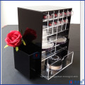 Black Rotating Customerized Acrylic Lipstick Holder with Logo